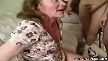 Granny Gangbang With Facial Cumshot