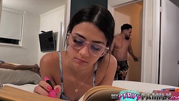Delinquent Bro Fucks Nerdy Teen Step-Sister - Kylie Rocket -