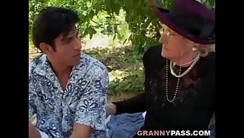Granny Seduces Young Guy