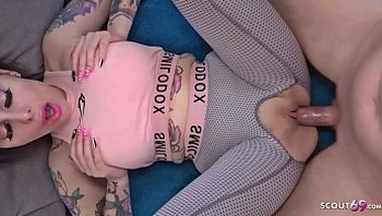 CROTCHLESS LEGGINGS FUCK - German Teen Xania Wet Talk to Sex