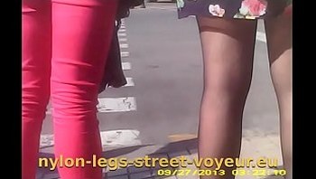 Nice legs on the street short collection