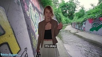 Public Agent Redhead Ariela Donovan fucked in a tunnel