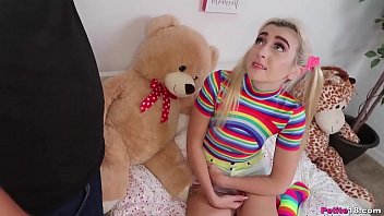 Pigtails added to Rainbows - Petite Teen Charge from