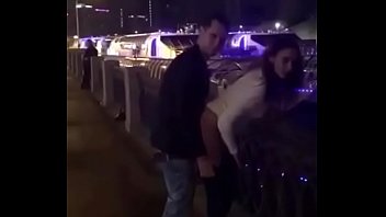 fucking a girl front of public