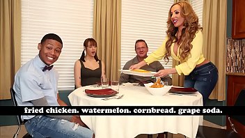 BANGBROS - MILF Richelle Ryan Adopts Lil D's Big Black Cock, Invites Him Over For Dinner