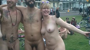 The Brighton 2015 Naked Bike Ride Part2 [Warning Contains Operative Frontal Nudity}