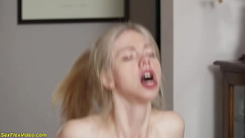 skinny teen gets banged by her make obsolete in flexible sex positions the whole thing doubtful remainders with a creampie between her big labia