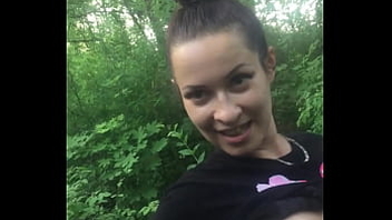 Quickie im Wald mit Smartphone aufgenommen