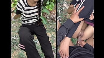 Village girl tight pussy outdoor intercourse video, desi outdoor intercourse video