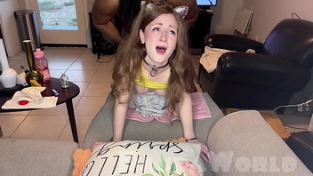 Innocent Young Namby-pamby Anal Floozy Bunny Gets Her Asshole Gaped, Chock-a-block & Pounded by Lord Panda's BBC