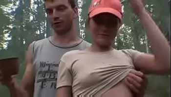 russians camping orgy