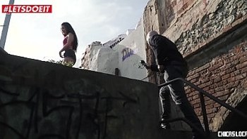 LETSDOEIT - Horny Teen Gets Fucked in An Abandoned Building (Jade Presley)