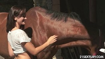 Sex in front of animals, horse, dog, cat porn, fake horse cock in pussy @  Family Therapy Porn