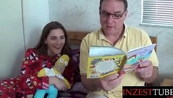 Inzesttube.com - Daddy Reads Daughter a Bedtime Story...