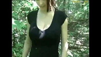 amazing teen tits fuck in forest