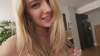 Tight teen pussy pulsing with orgasm