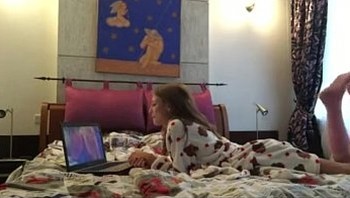 Masturbating while watching porn