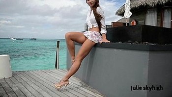 maldives teasing GML sandals & floating skirt C4ALL.WMV