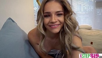 My teen stepsister Scarlett Fall needed to talk about sex