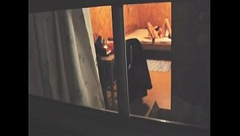 Spying my mom through window caught her masturbating