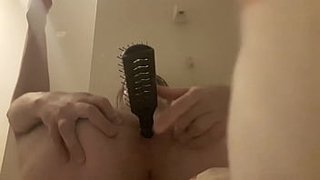 Anal hairbrush
