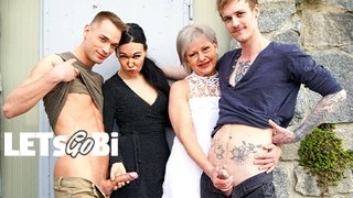 Horny Stepmoms Catch Bi Cock Suckers at Letsgobi: Porn a0