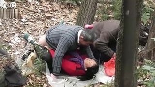 Voyeur Mature Couples FUCK IN FOREST, Old swingers outdoor