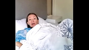 Holiday Morning Bliss: Busty Natural Mature Beauty Shares the Best Gift With You