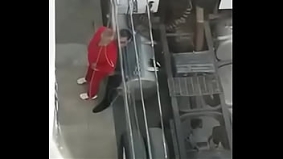 A quickie on the public highway