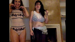 s Mother and Daughter on webcam