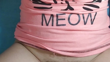 CUMMING AND CUMMING ON HAIRY PUSSY