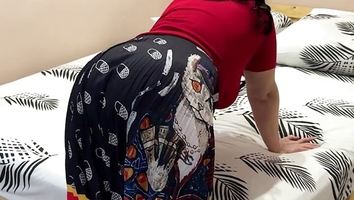 Fucked a big stepmom in the ass and gave her a dick in her mouth