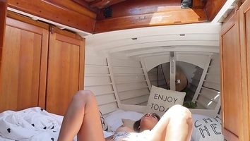 Vacation Accident With Hot Step Mom. Naughty MILF Caught Masgturbating