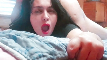 Hot stepmom is surprised with a brutal morning fuck by her perverted stepson