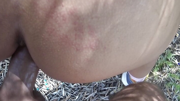 My best friends cheating MILF Mom couldn't resist fucking me right here during our hike