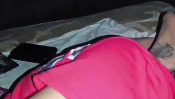 Indian Girl Fulfilling Bet From Behind
