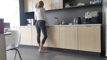 Russian ass at home