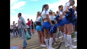 Tight teen 18+ Cheerleader Bootys!