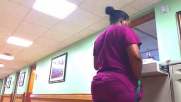 NURSE WITH A ROUND PLUMP ASS!!!!