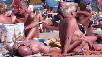 Sex on the nudist beach