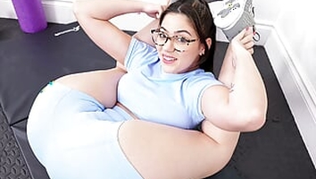 FIT18 - Ellie Nova - Casting And Creampie Tall Busty Newcomer With Glasses - 60FPS