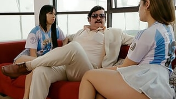 Skipper Pablo Escobar detonates 2 Argentine stepsisters after losing the Copa America