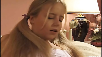 Horny Teen Gets Her Bush Eaten and Boned by a Muscular Guy