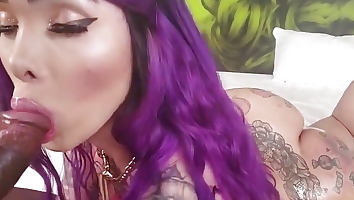 She Had Eat Me Tattooed on Her Tgirl Ass - What's a Guy to Do?