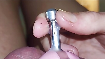 This Pathetic Slut Loves Can NOT Stop Cumming & Eating It After!