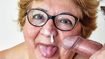extreme fat belly grandma hard fucked