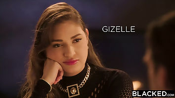 BLACKED Thirsty baddie Gizelle dumps boring BF for BBC
