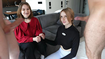 My Deepest Throat Is Overflowing with Cum and Saliva! Young Polly Young Gags From a Hard Blowjob!