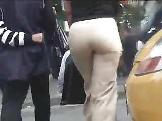 Candid latin ass in pants milfs