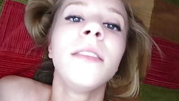 Petite Blonde Teen Babysitter Fucked To Orgasm After Getting Caught